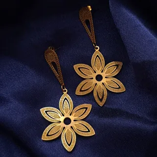 گوشواره زنانه طلایی