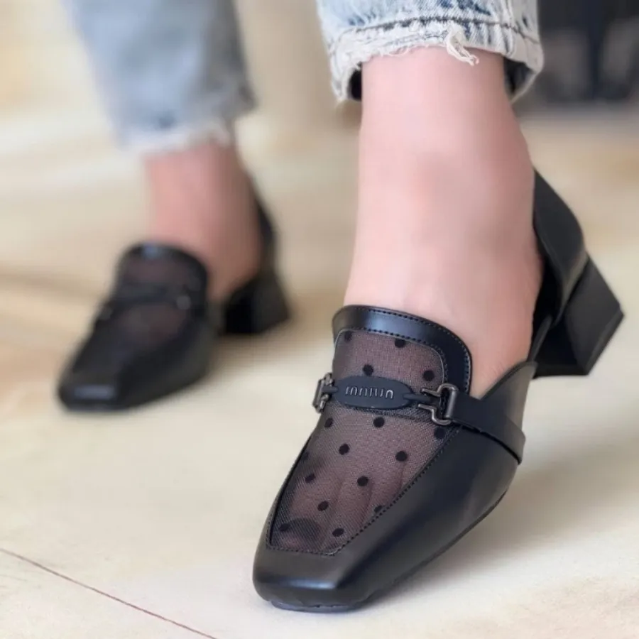 کفش پاشنه 3سانت در دو طرح