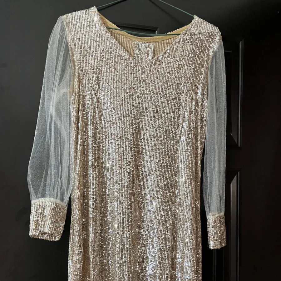 پراهن مجلسی پولکی