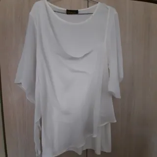 شومیز سفید حریر