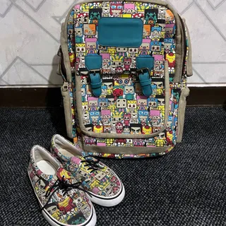 کوله و کفش ست