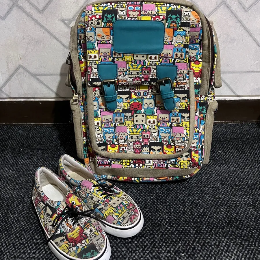 کوله و کفش ست