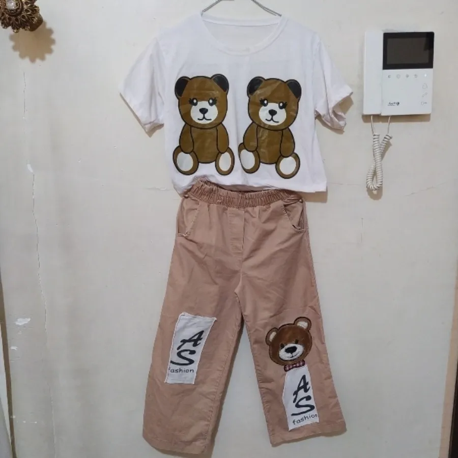 کراپ شلوار  نخی