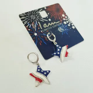 گوشواره قفلی آویز ستاره