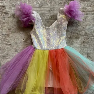 پیراهن دخترانه یونیکرن