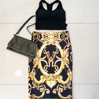 دامن طرح ورساچه