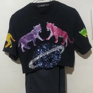 کراپ و شلوار پلنگی