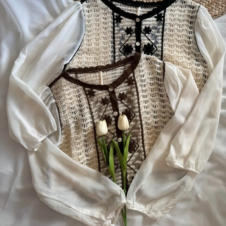 شومیز قلاب بافی