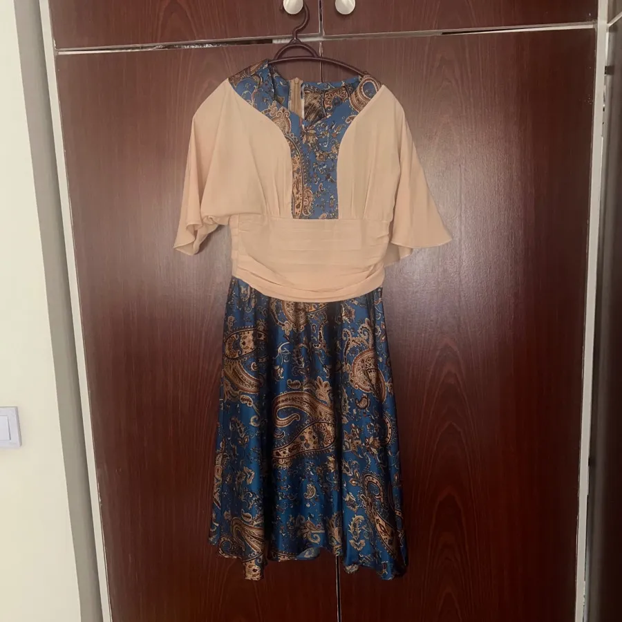 پیراهن ساتن کوتاه