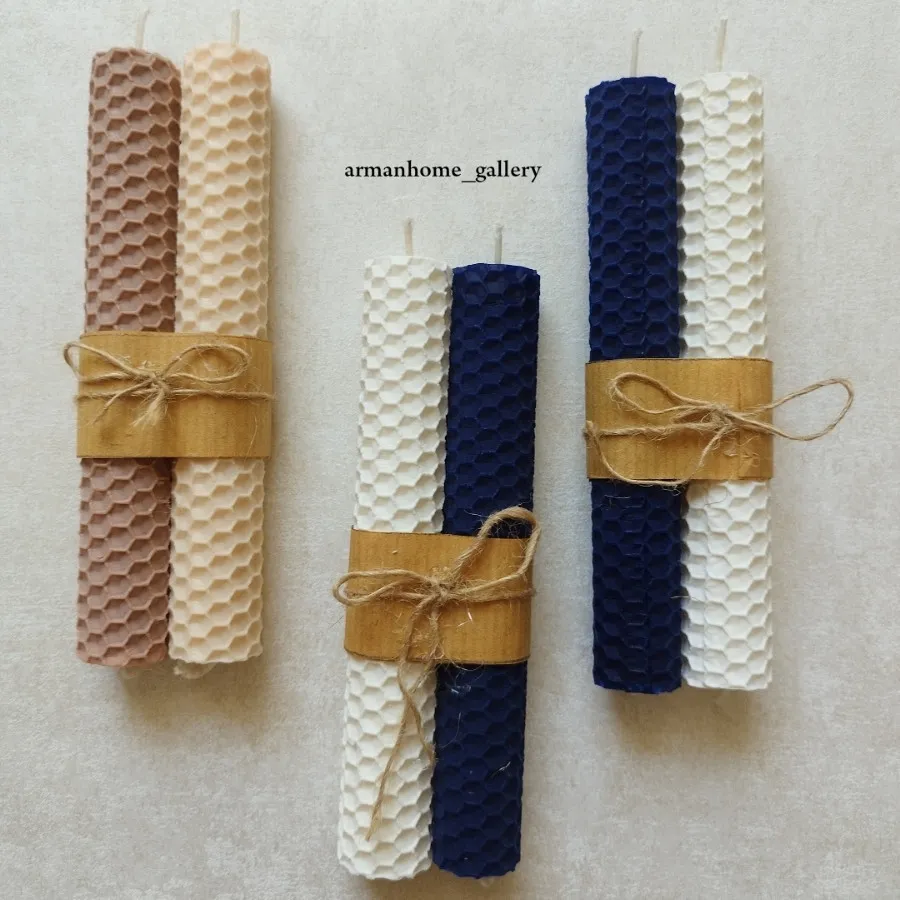 شمع موم عسل دو عددی