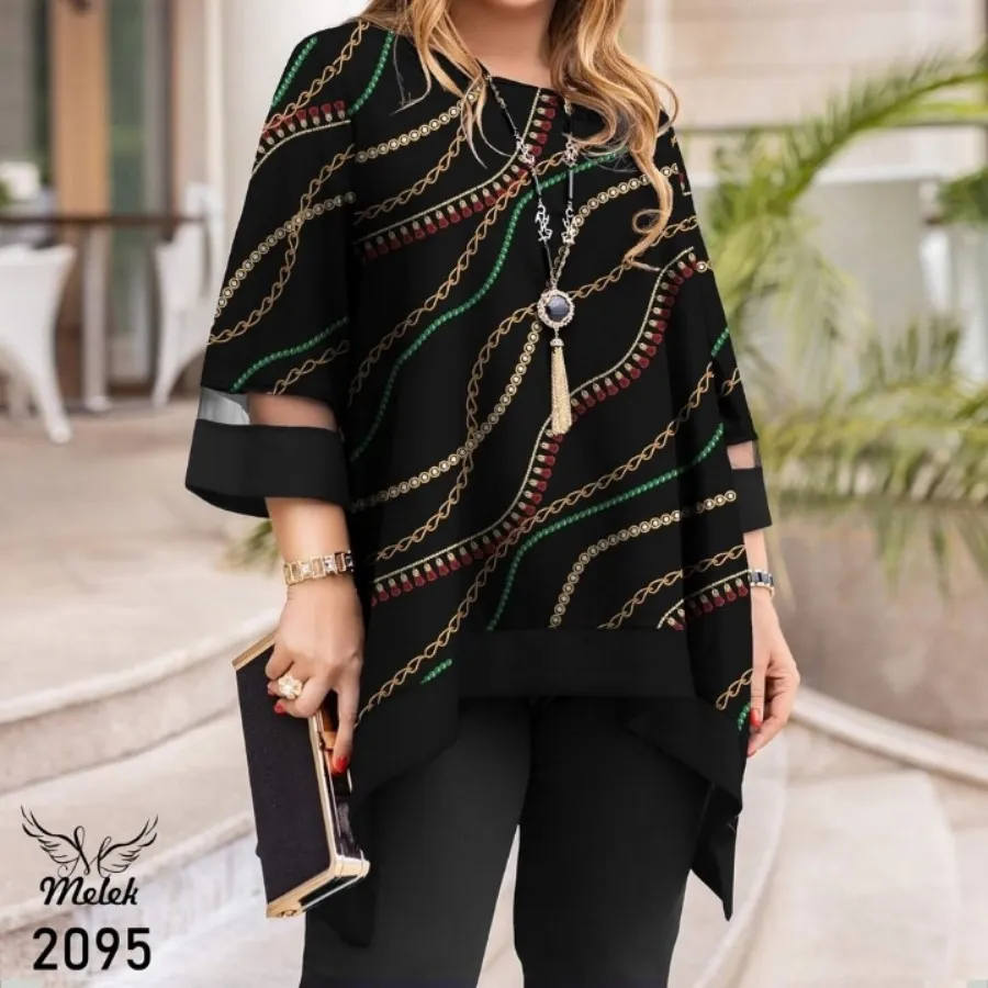 تونیک مجلسی یقه گرد