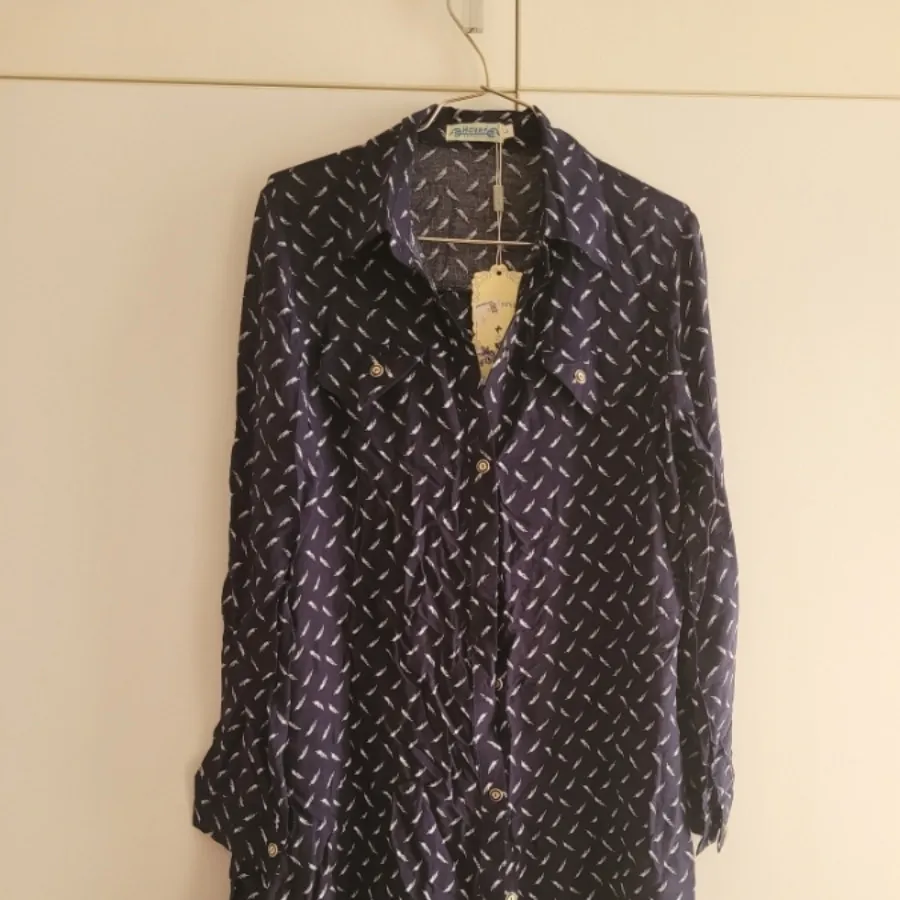 شومیز سرمه ای نو