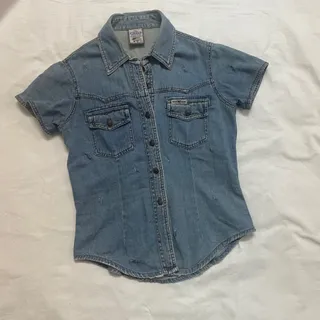 شومیز لی جین زاپ دار شیک