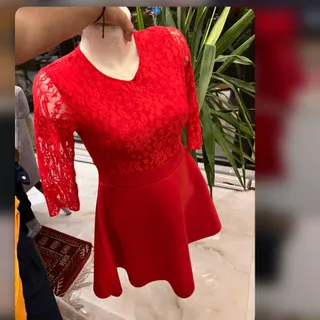 پیراهن عروسکی کوتاه