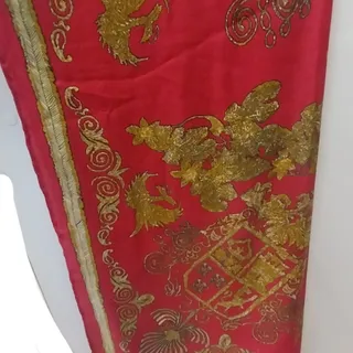 روسری نخی سرخابی