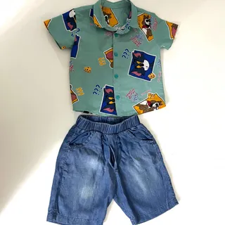 پیراهن و شلوارک ست