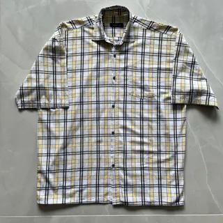 پیراهن مردانه چهارخونه نخ