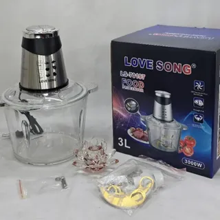 خردکن کاسه شیشه ای 3لیتر