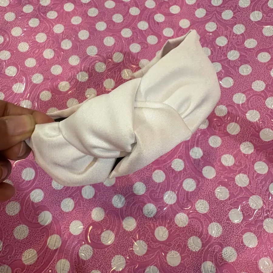 تل مو ساتن گره ای سفید