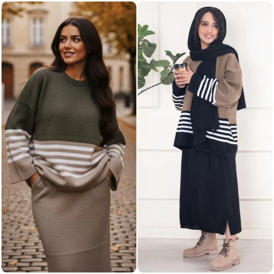 ست بلوز دامن