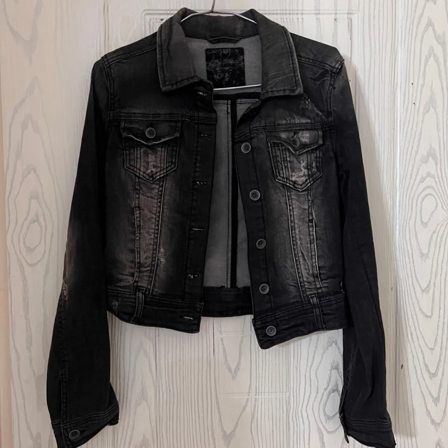 کت جین مشکی استرادیواریوس