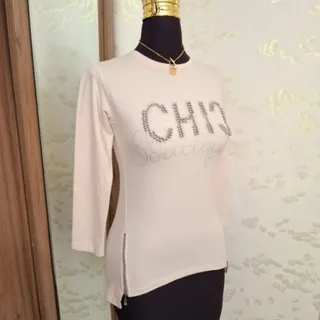 بلوز شیک مروارید دوزی شده