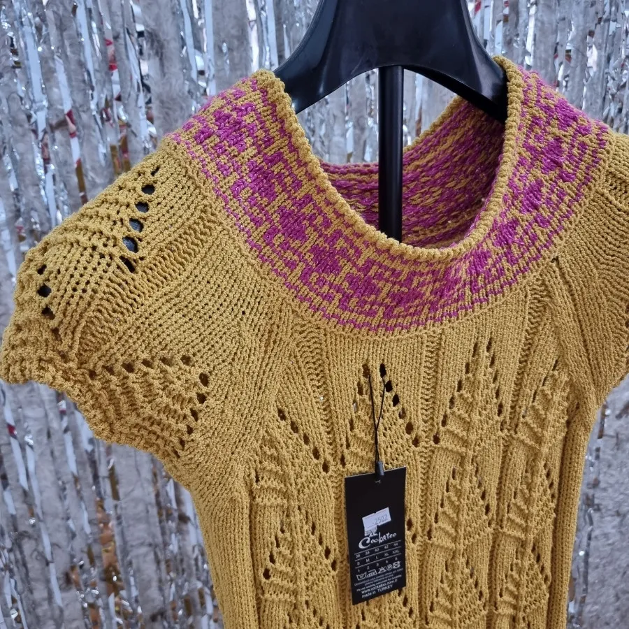 پیراهن بافت دخترونه