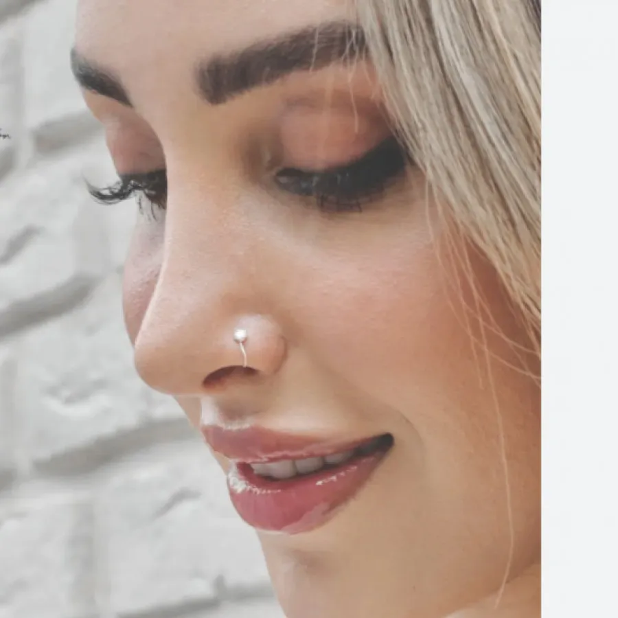 پیرسینگ فیک نقره