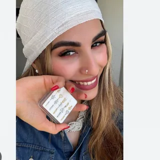 پیرسینگ فیک نقره