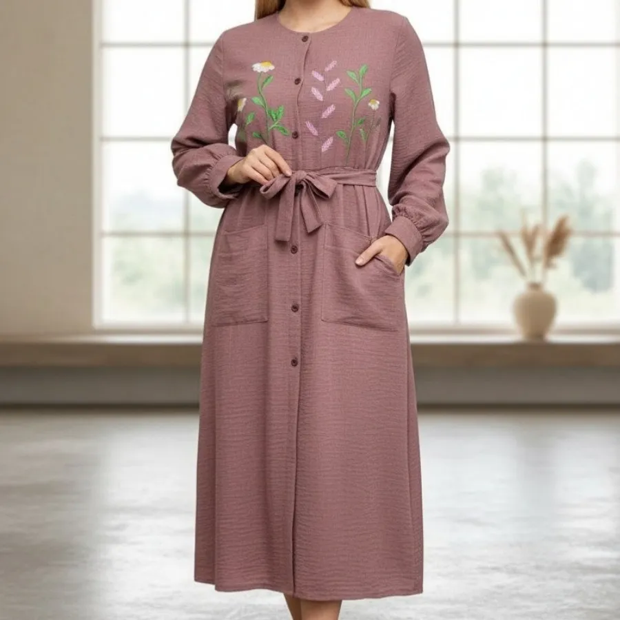 پیراهن مانتویی