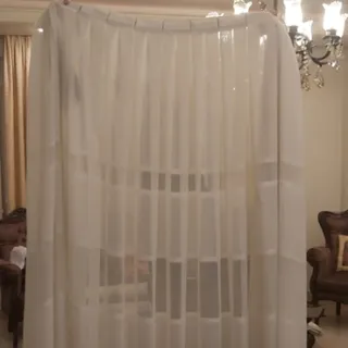 دو عدد پرده تور شاین دار