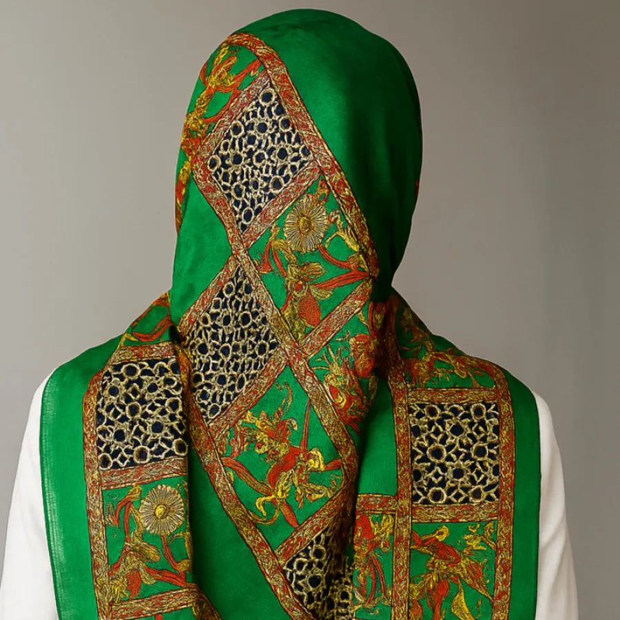 روسری نخی 120*120