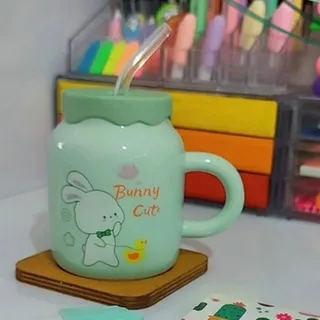 ماگ خرگوشی درب دار