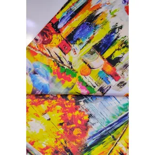 روسری با طرح پاییزه