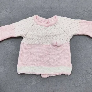 پیراهن ژاکت بافت نوزادی