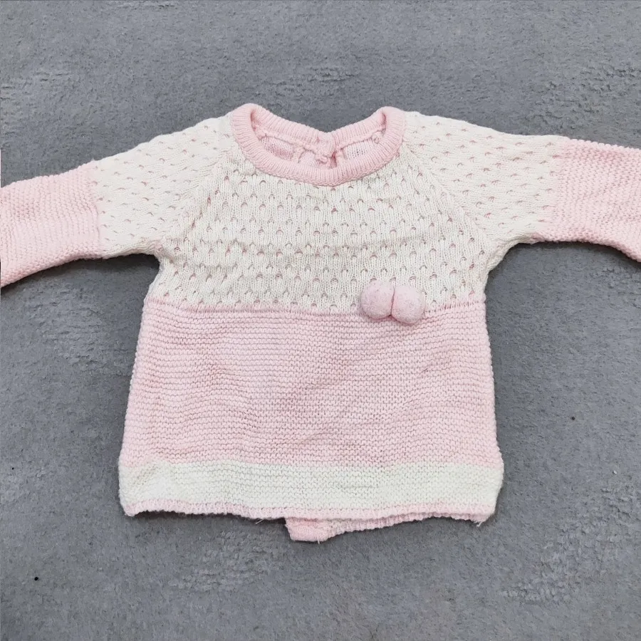 پیراهن ژاکت بافت نوزادی