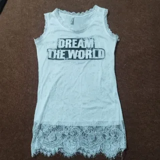 تاپ توری سفید مجلسی