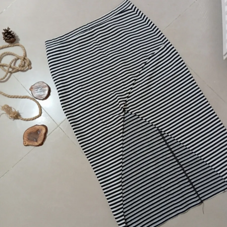 دامن بلند راه راه