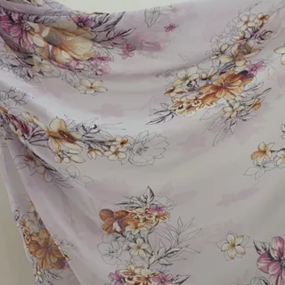 شال حریر یاسی ملی عروسونه