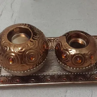 جاشمعی همراه با سینی