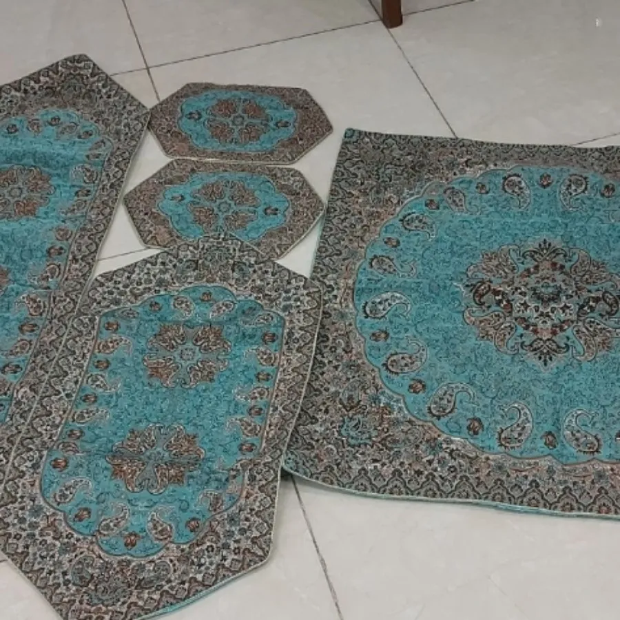 رومیزی سنتی ترمه 5تکه