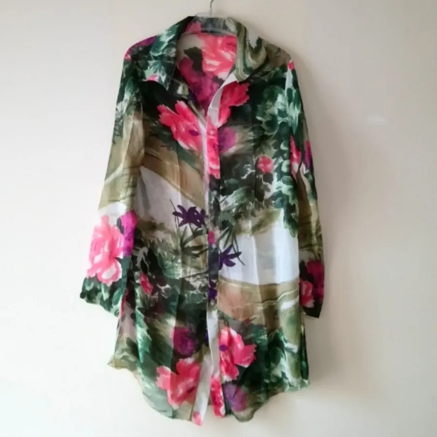 تونیک حریر بلند زنانه