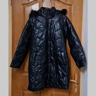 کاپشن چرم مشکی