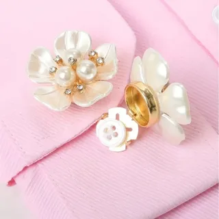 روکش دکمه گل 2 عددی