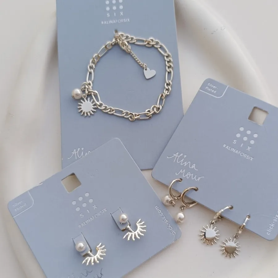 دستبند و پک گوشواره برند