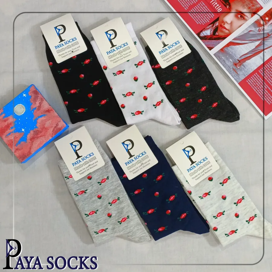 جوراب زنانه شکوفه 12 عددی