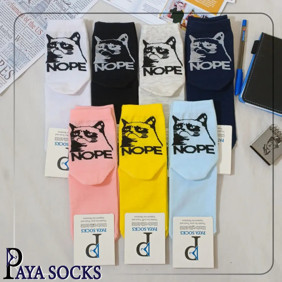 پک جوراب گربه ای 12 عددی