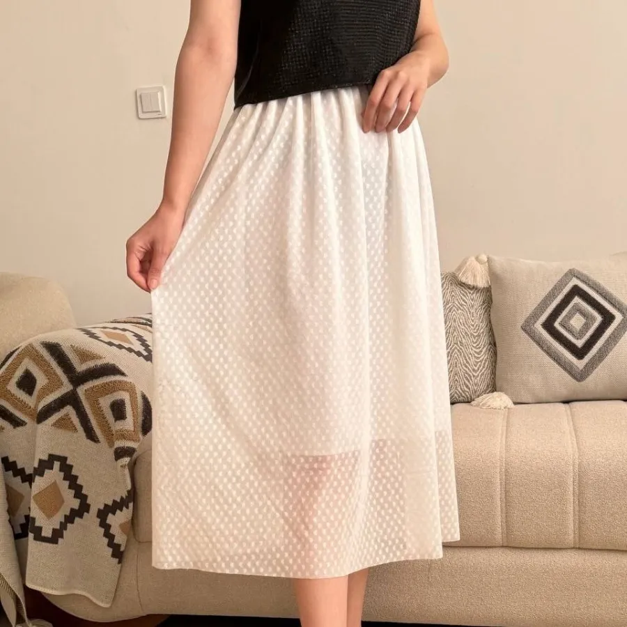 دامن کمرکش دولایه