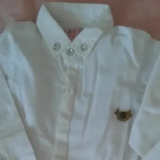 پیراهن سفید پسرانه