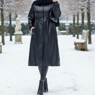 کاپشن چرمی اصل